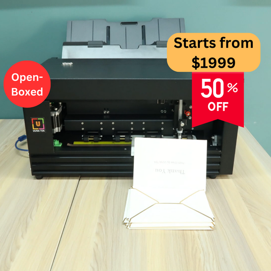 Open-Boxed UUNA TEK® iAuto - Handwriting Machine with Feeder/Automatic Signature Machine/Handwriting Machine for Letter/Automatic Writing Machine - UUNA TEK CO.,LIMITED