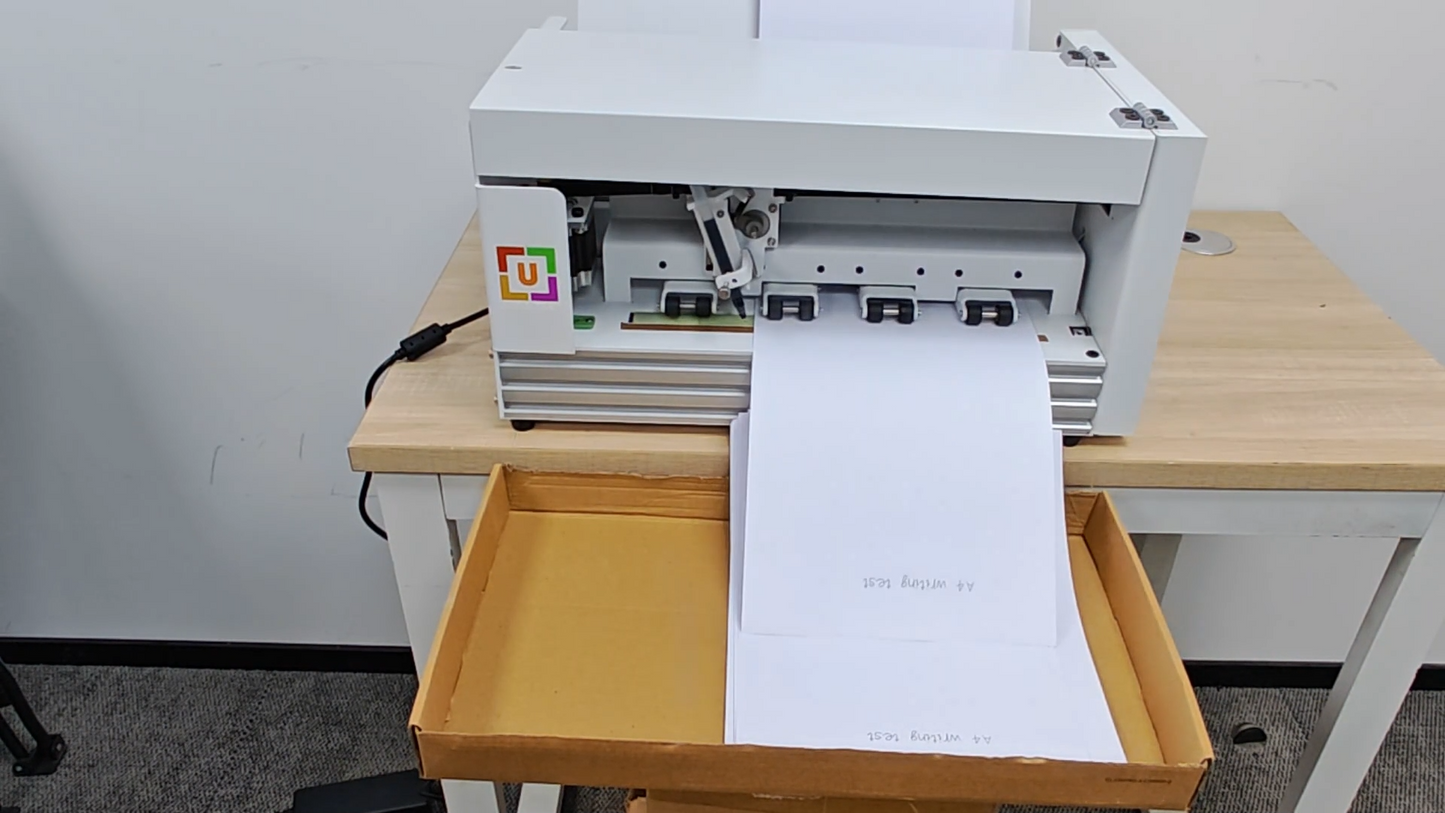 UUNA TEK® iAuto Plus - Handwriting Machine with Feeder/Automatic Signature Machine/Handwriting Machine for Letter/Automatic Writing Machine, Write Up to 210 Letters, 80 Envelops Per Load - UUNA TEK CO.,LIMITED