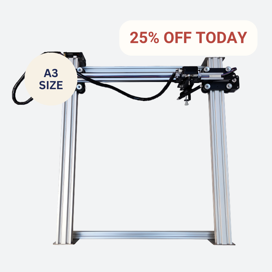 iDraw H A3 펜 플로터 | 고속 드로잉 로봇 · 자동 드로잉 머신 · 정밀 XY 플로터