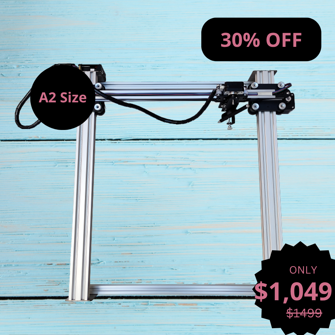 iDraw H A2 펜 플로터 드로잉 로봇 펜 플로터 드로잉 머신, A2보다 큰 크기도 그릴 수 있습니다.