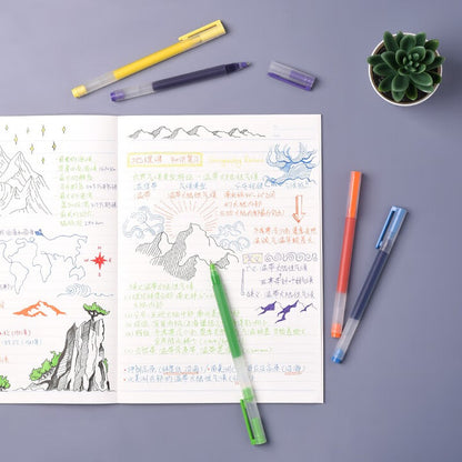 5-Color Quick-Dry Fountain Pen Bundle - UUNA TEK CO.,LIMITED