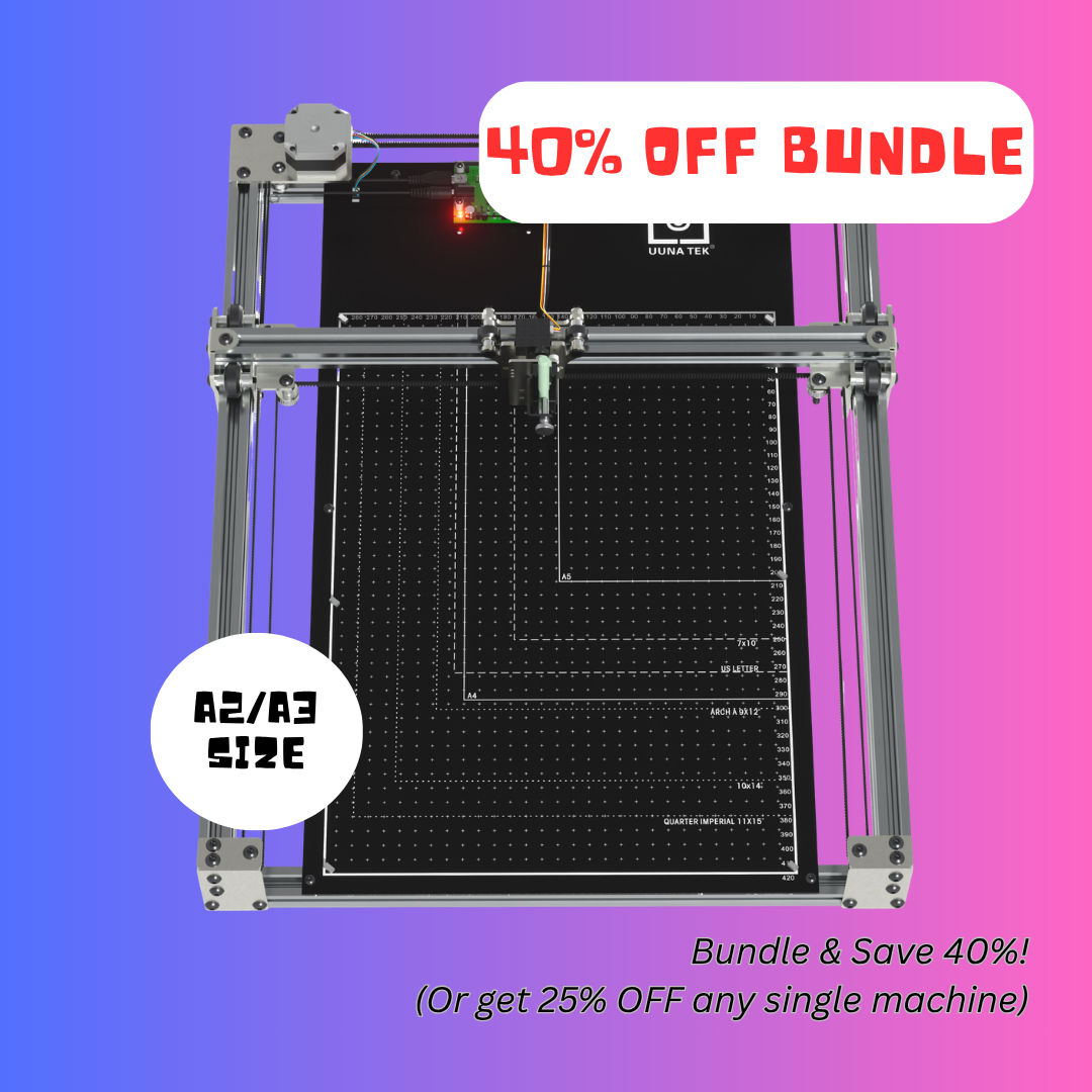 아티스트를 위한 iDraw H SE A3/A2 CoreXY 드로잉 로봇 – 견고한 iDraw H 하드웨어와 유연한 Axidraw 소프트웨어의 결합